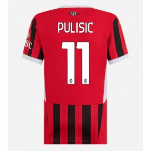 AC Milan Christian Pulisic #11 Hemmatröja Kvinnor 2024-25 Kortärmad